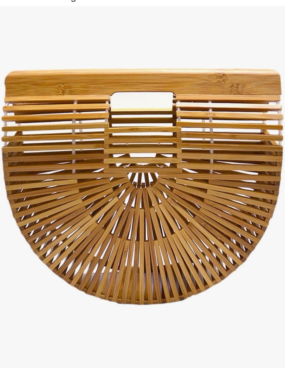 Bamboo Handbag Purse Clutch